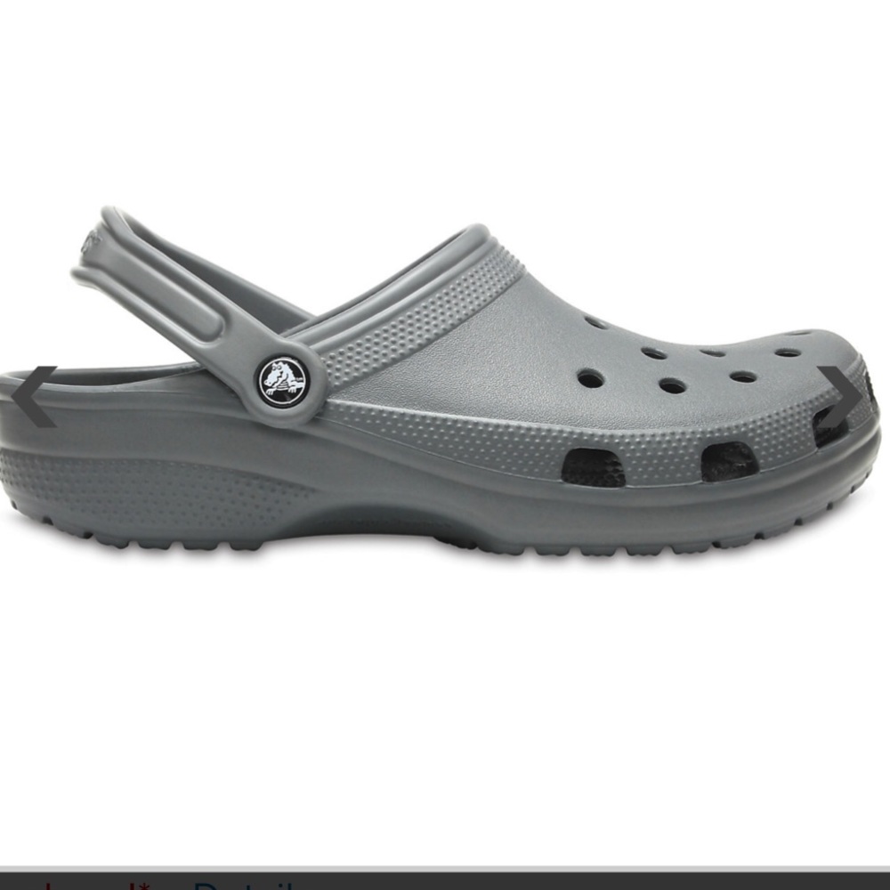 Slate grey crocs